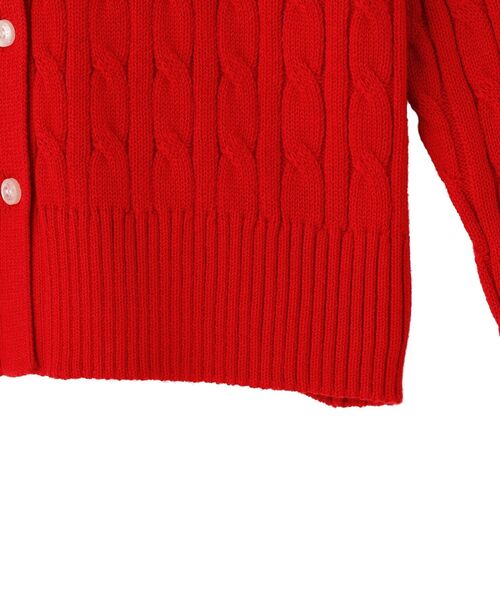 AMERICAN HOLIC(アメリカンホリック)の「ケーブルニットカーディガン(カーディガン/ボレロ・レディース・グリーン/レッド/ネイビー/ブルー・M/L)」の16枚目の写真
