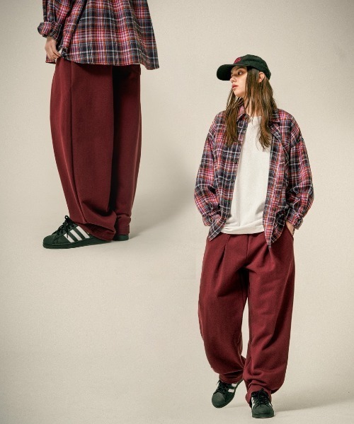 WV PROJECT(ダブリューブイプロジェクト)の「【TWN】TT Semi Balloon Sweatpants/HSLP3615(スウェットパンツ・メンズ・グレー/ブラック/ネイビー/バーガンディー・M/L/LL/3L)」の16枚目の写真