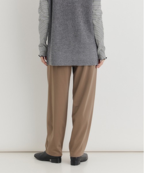 Right-on（ライトオン）の「【HONEYSUCKLE ROSE】ポンチ ジョガーパンツ (リラックスフィット / トレンド感 / デイリーコーデ)（その他パンツ・レディース・ブラック/ネイビー/ブラウン・M/L/XL/S）」の6枚目の写真