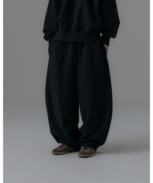 ANGLAN（アングラン）の「Steady Sweat Balloon Pants - Black（スウェットパンツ・メンズ・その他・1/2）」の4枚目の写真