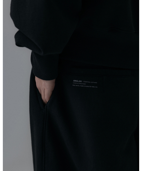ANGLAN（アングラン）の「Steady Sweat Balloon Pants - Black（スウェットパンツ・メンズ・その他・1/2）」の2枚目の写真