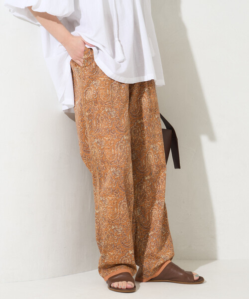 FREAK'S STORE（フリークスストア）の「限定展開　インド ペイズリー イージーパンツ（その他パンツ・レディース・ブルー/ブラック/ネイビー/オレンジ/グリーン・MEDIUM/SMALL）」の18枚目の写真