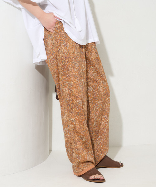 FREAK'S STORE（フリークスストア）の「限定展開　インド ペイズリー イージーパンツ（その他パンツ・レディース・ブルー/ブラック/ネイビー/オレンジ/グリーン・MEDIUM/SMALL）」の19枚目の写真