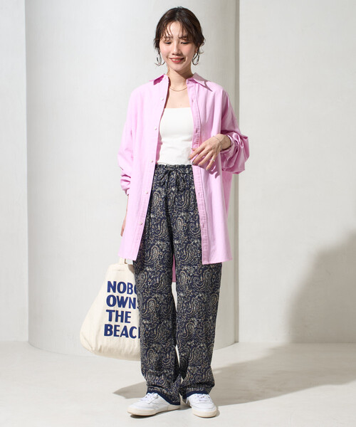 FREAK'S STORE（フリークスストア）の「限定展開　インド ペイズリー イージーパンツ（その他パンツ・レディース・ブルー/ブラック/ネイビー/オレンジ/グリーン・MEDIUM/SMALL）」の21枚目の写真