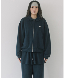 HAVISM（ヘビズム）の「WP ROUND COLLAR ZIP UP JACKET(NAVY)（ナイロンジャケット）」