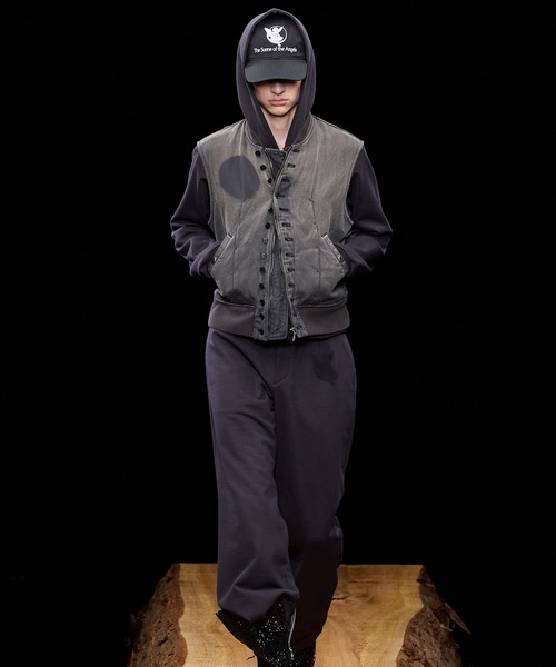 MASU(エムエーエスユー)の「【M A S U】MB ZIP-UP HOODIE(パーカー・メンズ・グレー/ホワイト/ブラック・46/48)」の4枚目の写真