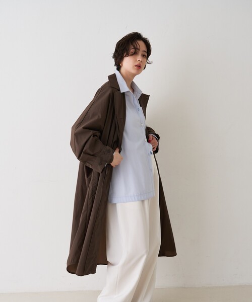 Rouge vif Anna（ルージュヴィフアンナ）の「バックラウンドデザインシャツ（シャツ/ブラウス・レディース・オフホワイト/サックスブルー・フリー）」の16枚目の写真