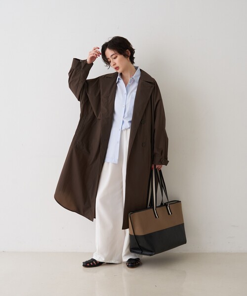 Rouge vif Anna（ルージュヴィフアンナ）の「バックラウンドデザインシャツ（シャツ/ブラウス・レディース・オフホワイト/サックスブルー・フリー）」の9枚目の写真