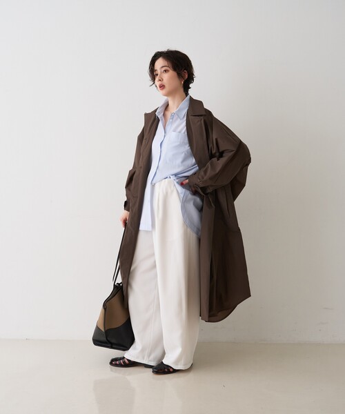 Rouge vif Anna（ルージュヴィフアンナ）の「バックラウンドデザインシャツ（シャツ/ブラウス・レディース・オフホワイト/サックスブルー・フリー）」の3枚目の写真