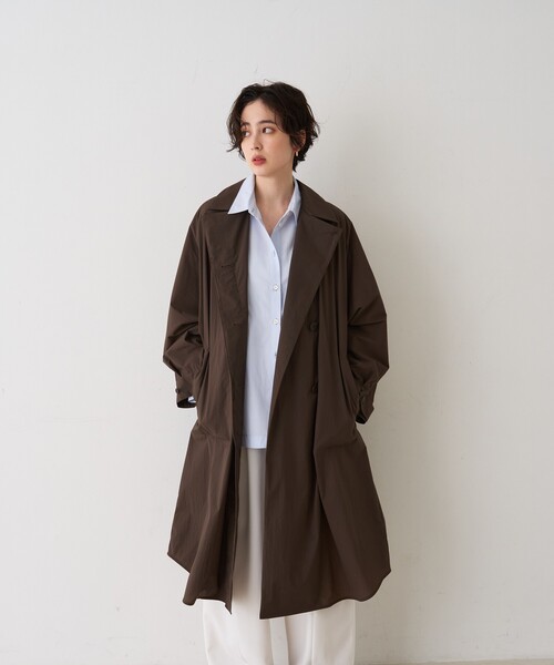 Rouge vif Anna（ルージュヴィフアンナ）の「バックラウンドデザインシャツ（シャツ/ブラウス・レディース・オフホワイト/サックスブルー・フリー）」の4枚目の写真