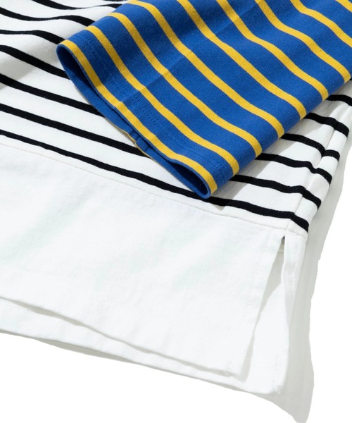 CUBE SUGAR（キューブシュガー）の「CUBE SUGAR/キューブシュガー　21/-天竺ボーダー バスクボーダーTEE（Tシャツ/カットソー・レディース・その他1・FREE）」の6枚目の写真