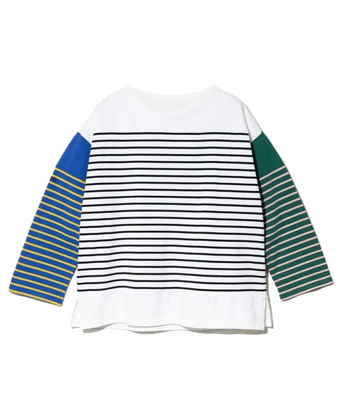 CUBE SUGAR（キューブシュガー）の「CUBE SUGAR/キューブシュガー　21/-天竺ボーダー バスクボーダーTEE（Tシャツ/カットソー・レディース・その他1・FREE）」の9枚目の写真