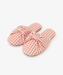 Afternoon Tea | ギンガムチェックリボンルームシューズ(ルームシューズ/スリッパ)