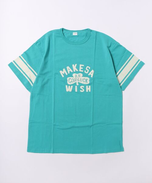 2nd（セカンド）の「ジーンズベーセカンド WISH Tシャツ フリーサイズ（Tシャツ/カットソー・キッズ・オフホワイト/ブルー・F）」の2枚目の写真