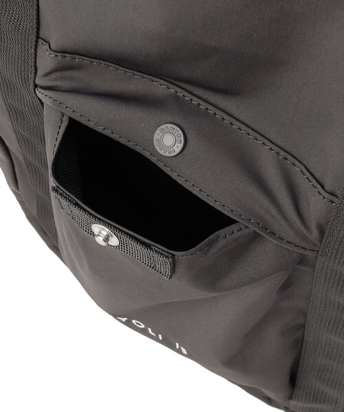 DANTON(ダントン)の「Polyester Twill Rucksack〈RIVOLI 15〉(バックパック/リュック・レディース・チャコール/ベージュ/ブラック・-)」の14枚目の写真