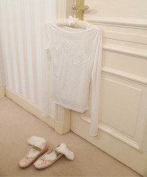 chernyy（チェルニー）の「2way chernyy sheer long sleeve tee / シアーロンT（Tシャツ/カットソー）」