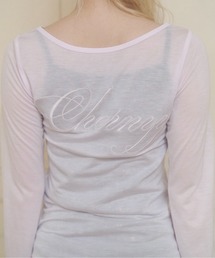chernyy（チェルニー）の「2way chernyy sheer long sleeve tee / シアーロンT（Tシャツ/カットソー）」