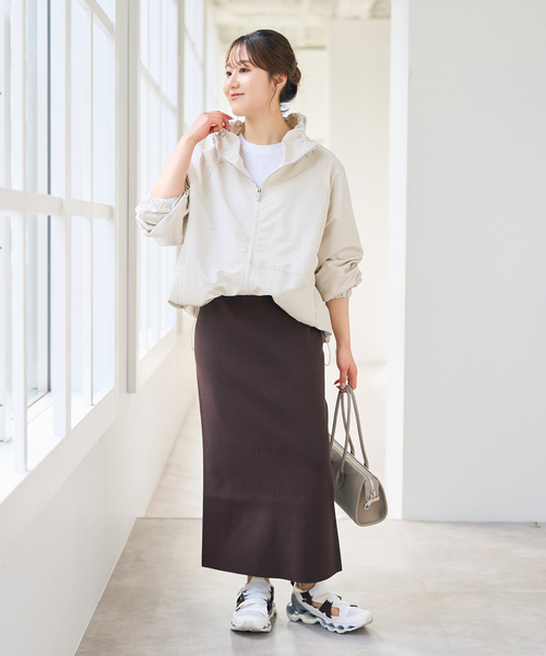 Spick & Span（スピックアンドスパン）の「ストレートニットスカート（スカート・レディース・ベージュ系その他/ブラウン/ブラック・36/38）」の15枚目の写真