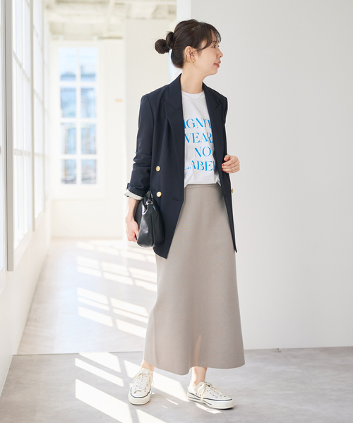 Spick & Span（スピックアンドスパン）の「ストレートニットスカート（スカート・レディース・ベージュ系その他/ブラウン/ブラック・36/38）」の16枚目の写真