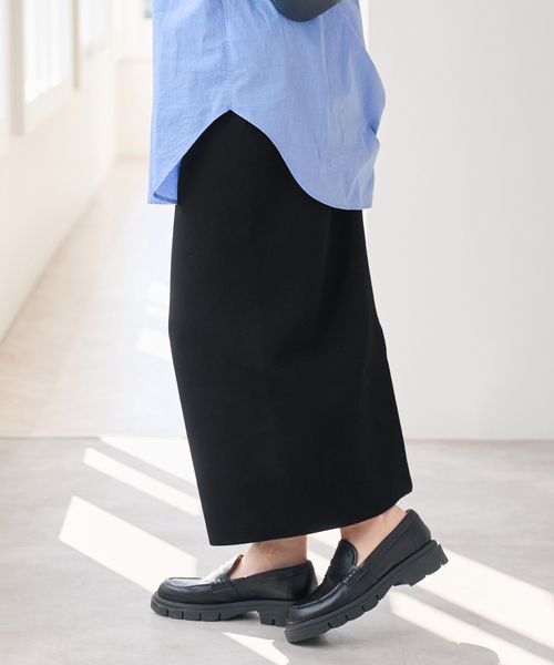 Spick & Span（スピックアンドスパン）の「ストレートニットスカート（スカート・レディース・ベージュ系その他/ブラウン/ブラック・36/38）」の20枚目の写真