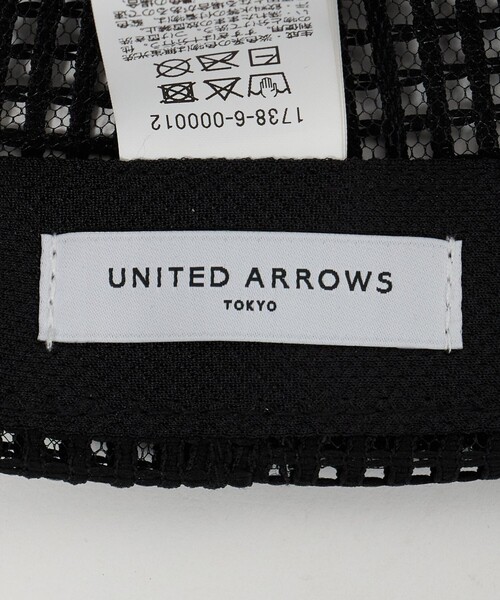 UNITED ARROWS（ユナイテッドアローズ）の「グリッドメッシュ キャップ（キャップ・レディース・ブラック/ホワイト・FREE）」の16枚目の写真