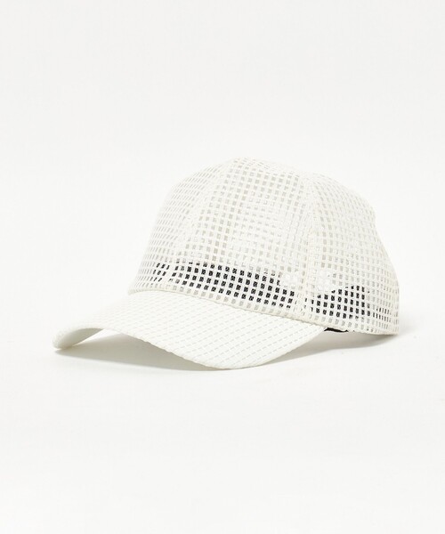 UNITED ARROWS（ユナイテッドアローズ）の「グリッドメッシュ キャップ（キャップ・レディース・ブラック/ホワイト・FREE）」の19枚目の写真