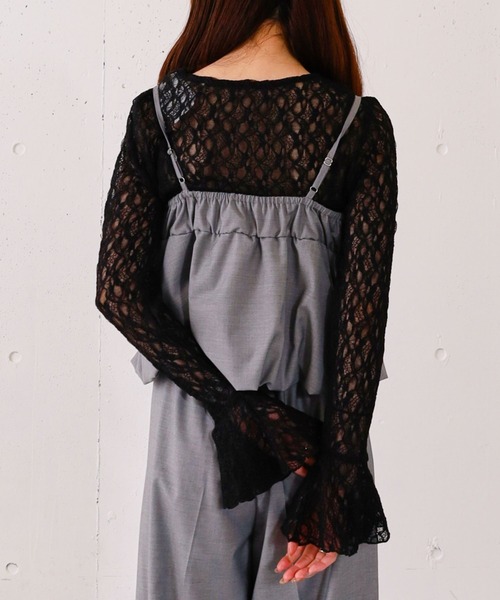 archives(アルシーヴ)の「【ONかわ】バルーンビスチェ×スラックスSET(パンツドレス・レディース・グレー/ベージュ・MEDIUM)」の16枚目の写真
