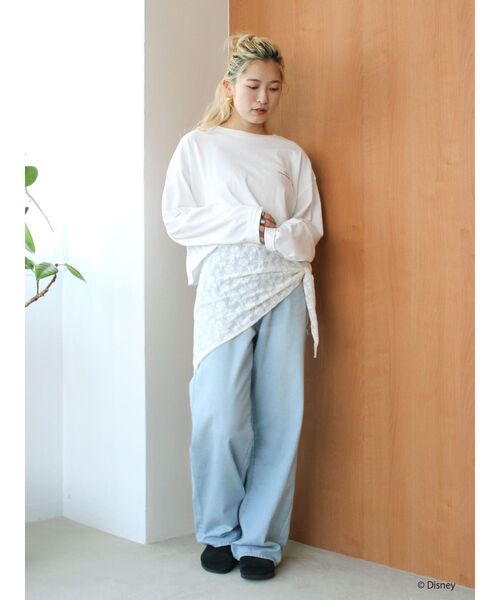 Ungrid（アングリッド）の「ダンボデザインロングスリーブTee（Tシャツ/カットソー・レディース・オフホワイト/ブルー/レッド・FREE）」の5枚目の写真