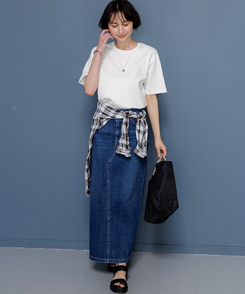 23区(ニジュウサンク)の「LIBECOリネン チェック シャツ(シャツ/ブラウス・レディース・オレンジ系3/ダークブラウン系3・36/38)」の10枚目の写真