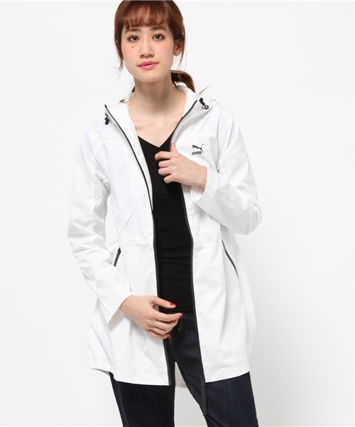 PUMA(プーマ)の「WINDRUNNER (WOMEN)(その他アウター・レディース・ホワイト/ブラック・LARGE/SMALL/MEDIUM)」の1枚目の写真