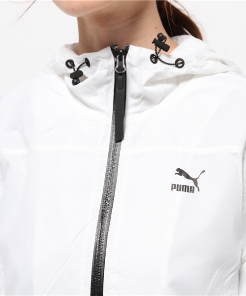 PUMA(プーマ)の「WINDRUNNER (WOMEN)(その他アウター・レディース・ホワイト/ブラック・LARGE/SMALL/MEDIUM)」の6枚目の写真