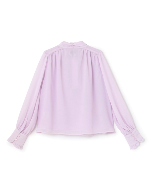 kate spade new york kids(ケイトスペードニューヨーク)の「ボウタイブラウス(シャツ/ブラウス・キッズ・ライラック/オフホワイト・120cm/160cm/150cm/140cm/130cm)」の3枚目の写真