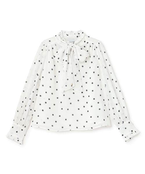 kate spade new york kids(ケイトスペードニューヨーク)の「ボウタイブラウス(シャツ/ブラウス・キッズ・ライラック/オフホワイト・120cm/160cm/150cm/140cm/130cm)」の12枚目の写真