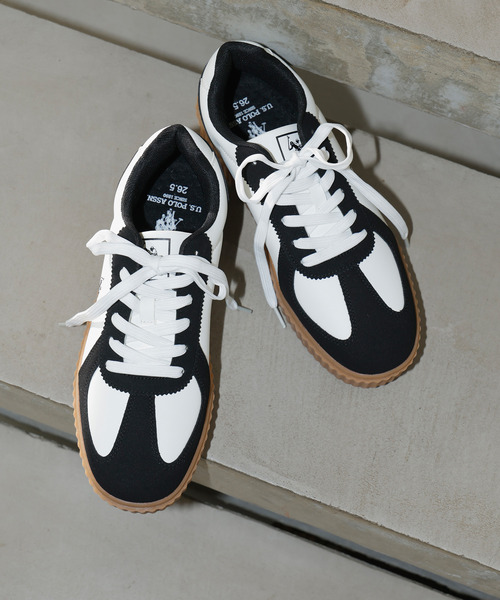 U.S. POLO ASSN.(ユーエスポロアッスン)の「『U.S. POLO ASSN/ユーエスポロアッスン』厚底スニーカー【Z】(スニーカー・メンズ・ホワイト×ライトグレー/ホワイト/ブラック・25.5cm/26.5cm/27.5cm)」の5枚目の写真