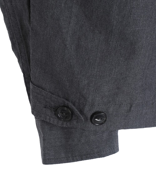 GOLD（ゴールド）の「GOLD / ゴールド：LINEN / WOOL TROPICAL SPORTS JACKET：26A-GL15863[MUS]（その他アウター・メンズ・グレー・L/M）」の6枚目の写真