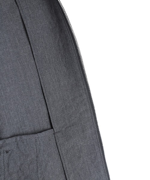 GOLD（ゴールド）の「GOLD / ゴールド：LINEN / WOOL TROPICAL SPORTS JACKET：26A-GL15863[MUS]（その他アウター・メンズ・グレー・L/M）」の8枚目の写真