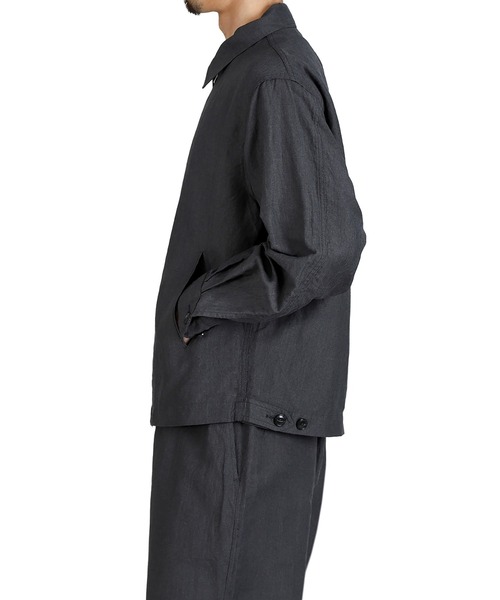 GOLD（ゴールド）の「GOLD / ゴールド：LINEN / WOOL TROPICAL SPORTS JACKET：26A-GL15863[MUS]（その他アウター・メンズ・グレー・L/M）」の12枚目の写真