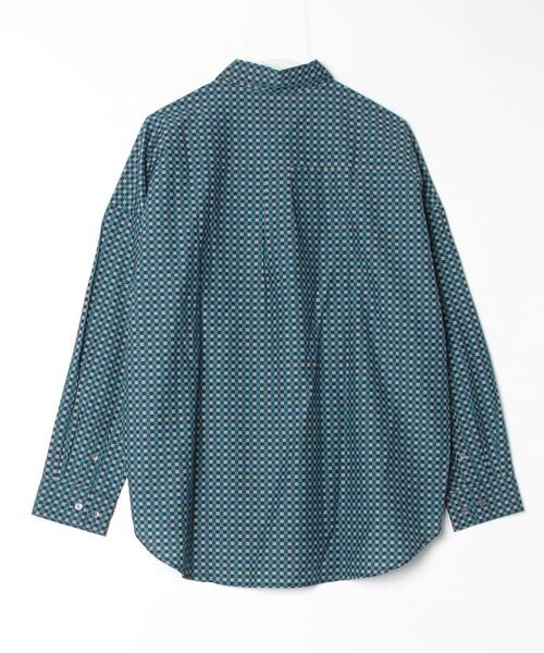 BANANATIME（バナナタイム）の「【SE1】【BANANATIME/バナナタイム】 OVERSIZED2 SHIRT MEGACHECK（シャツ/ブラウス・メンズ・ブルー・L）」の2枚目の写真
