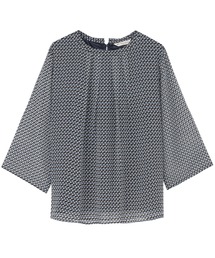 TOKYO SHIRTS | 幾何学柄 シフォンブラウス(シャツ/ブラウス)