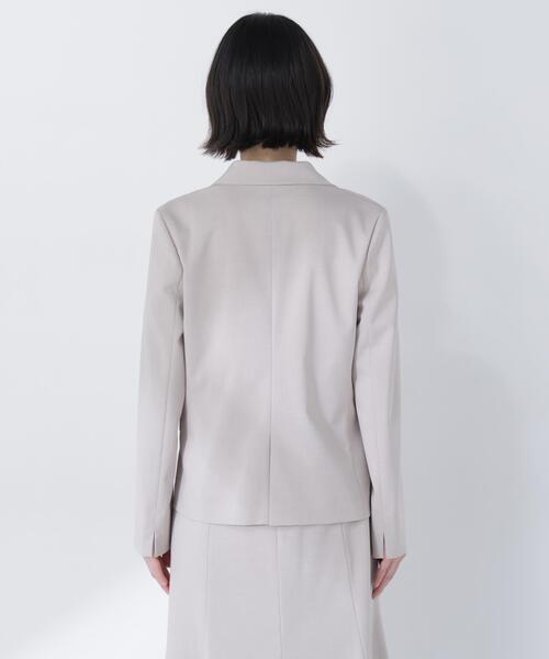 NATURAL BEAUTY BASIC(ナチュラルビューティーベーシック)の「◇ライトツイルセットアップ(テーラードジャケット・レディース・ベージュ/ブラウン・SMALL/MEDIUM)」の12枚目の写真