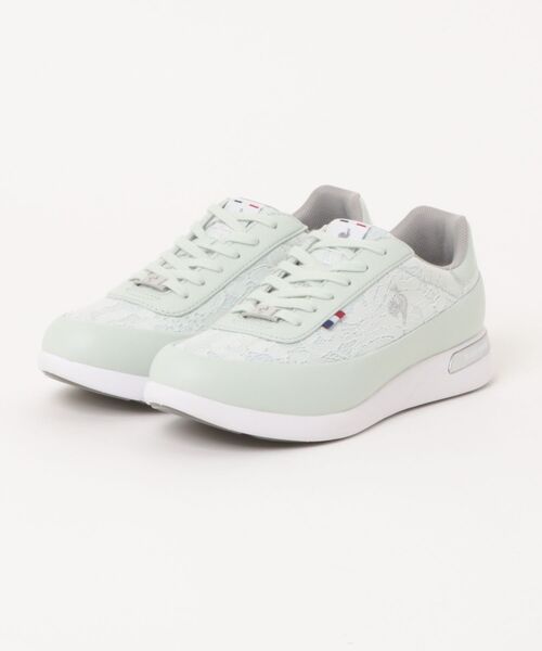 le coq sportif(ルコックスポルティフ)の「LE COQ ルコックスポルティフ LCS SEVRES II WIDE LCS セーブル II ワイド LU6SSN01LB ABC-MART限定 *GRSL(スニーカー・レディース・グリーン・25.0cm/24.5cm/24.0cm/23.5cm/23.0cm/22.5cm)」の1枚目の写真