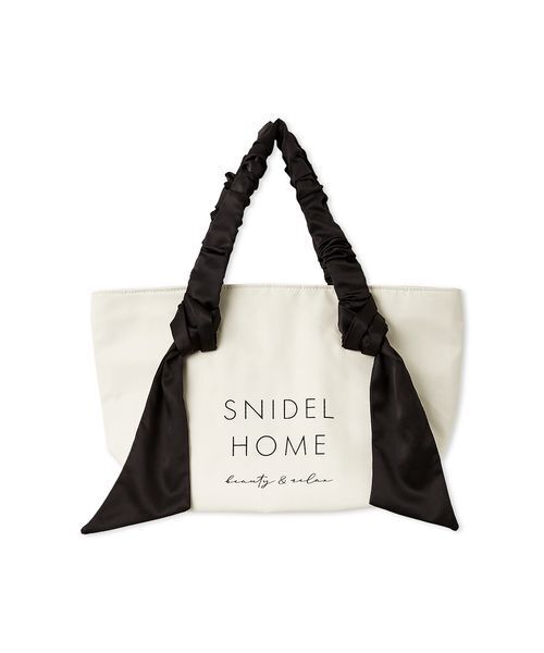 SNIDEL HOME(スナイデルホーム)の「保冷トートバッグ(トートバッグ・レディース・ブラック/ライトピンク/ライトグレー・F)」の2枚目の写真