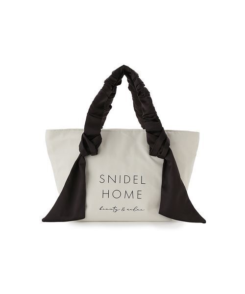 SNIDEL HOME(スナイデルホーム)の「保冷トートバッグ(トートバッグ・レディース・ブラック/ライトピンク/ライトグレー・F)」の8枚目の写真