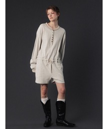 ELCHELE（エルチェレ）の「FAITH HENLEY NECK ROMPERS（サロペット/オーバーオール）」
