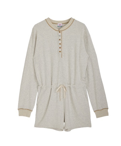ELCHELE（エルチェレ）の「FAITH HENLEY NECK ROMPERS（サロペット/オーバーオール・レディース・コーラル/オートミール/ライトブラウン・38/36）」の17枚目の写真