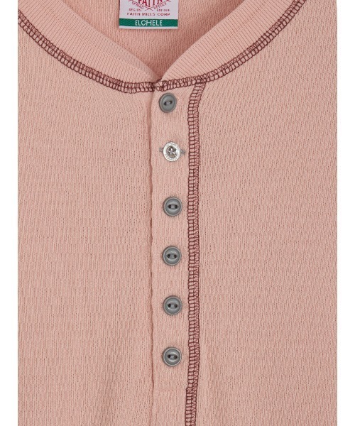 ELCHELE（エルチェレ）の「FAITH HENLEY NECK ROMPERS（サロペット/オーバーオール・レディース・コーラル/オートミール/ライトブラウン・38/36）」の14枚目の写真