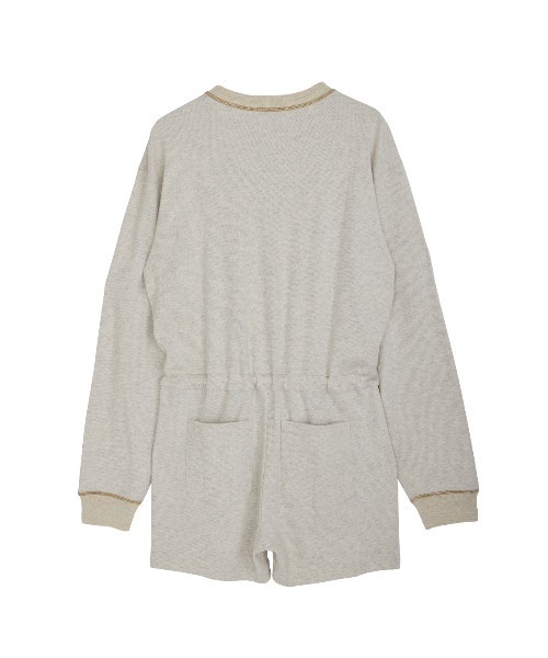 ELCHELE（エルチェレ）の「FAITH HENLEY NECK ROMPERS（サロペット/オーバーオール・レディース・コーラル/オートミール/ライトブラウン・38/36）」の19枚目の写真