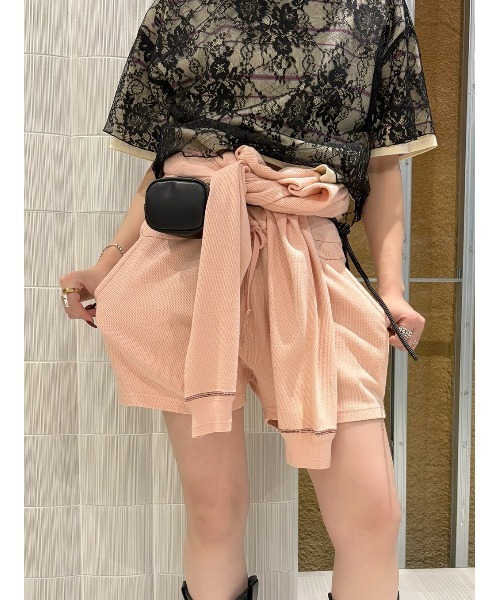 ELCHELE（エルチェレ）の「FAITH HENLEY NECK ROMPERS（サロペット/オーバーオール・レディース・コーラル/オートミール/ライトブラウン・38/36）」の21枚目の写真