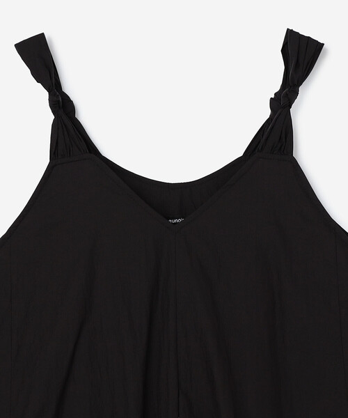 Bshop（ビショップ）の「eunoia | ツイスト Vネックノースリーブワンピース WOMEN（ワンピース・レディース・ブラック・ONE）」の10枚目の写真