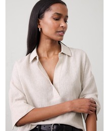 オーバーシャツ」に該当するシャツ/ブラウス（リネン・麻